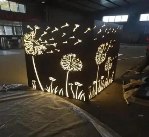 朗县耐候钢灯箱