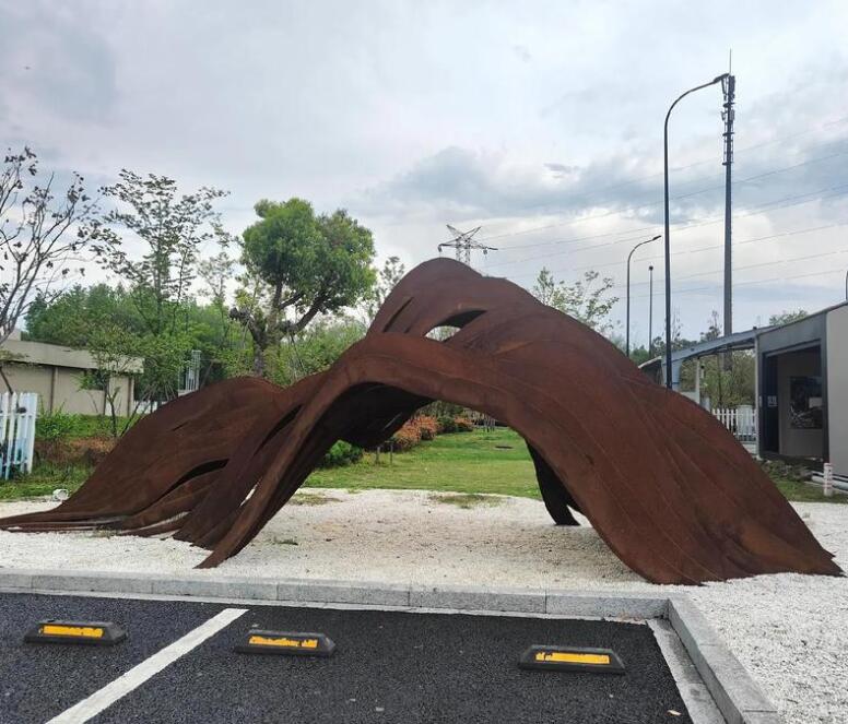 朗县耐候钢板造型